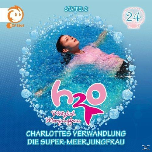 Albumcover einer Frau im Wasser mit dem Text 'H2O'.