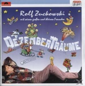 Albumcover: Ein Mann liegt am Boden, umgeben von weihnachtlichen Cartoon-Illustrationen.