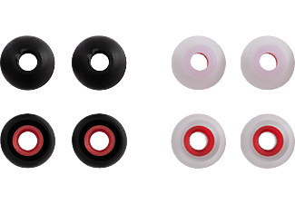 HAMA Silicone Ear Pads Small - Ohrpolster (Schwarz/transparent)