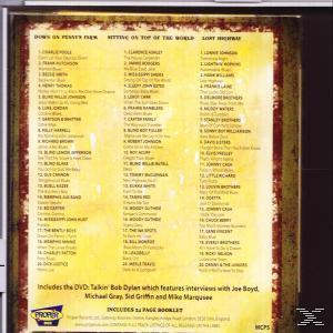 Albumcover. Es enthält eine Liste von Songs mit den Namen der Künstler. Es hat einen gelben und roten Hintergrund.