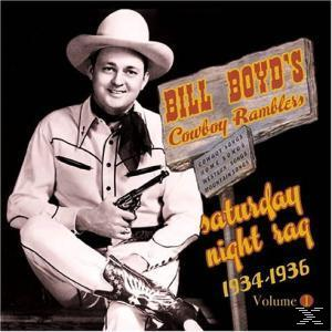 Bill Boyd's Cowboy Ramblers - Saturday Night Rag (1934-36)  - (CD)