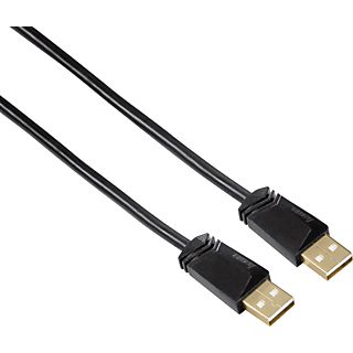 HAMA Câble USB-2.0 A-A, 1.8 m - Câble A-A., 1.8 m, 480 Mbit/s, Noir
