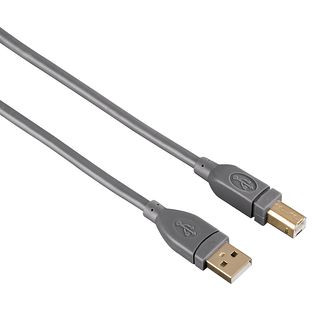 HAMA 125220 - câble USB, 1.8 m, 480 Mbit/s, Gris