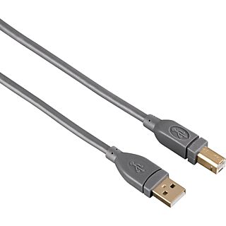 HAMA 125220 - câble USB, 1.8 m, 480 Mbit/s, Gris