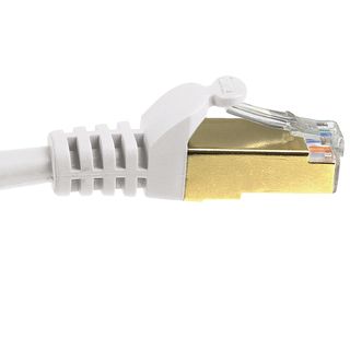 HAMA Câble réseau CAT-5e STP, 3 m, blanc - câble réseau., 3 m, Cat-5e, Blanc