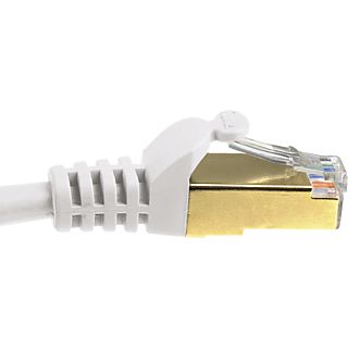 HAMA 125265 CABLE LAN STP CAT5E - Netzwerk-Kabel, 3 m, Cat-5e, Weiss