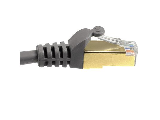 HAMA 125260 CABLE LAN STP CAT5E - Netzwerk-Kabel, 7.5 m, Cat-5e, Grau