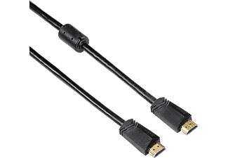 HAMA 125277 CABLE HDMI M/M 3.0M - HDMI Kabel, 3 m, 18 Gbit/s, Schwarz