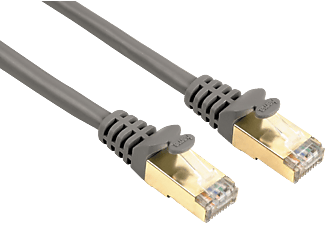 HAMA 125262 CABLE LAN STP CAT5E - Netzwerk-Kabel, 15 m, Cat-5e, Grau