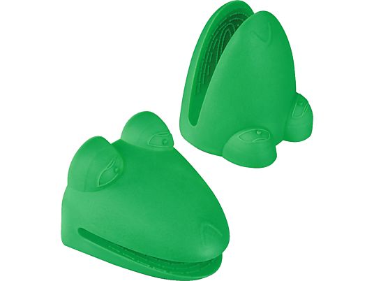 XAVAX Guanti da forno in silicone „ranocchio” -  (Verde)