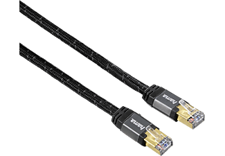 HAMA 125248 CABLE LAN STP CAT6 - Netzwerk-Kabel, 1.5 m, Cat-6, Schwarz