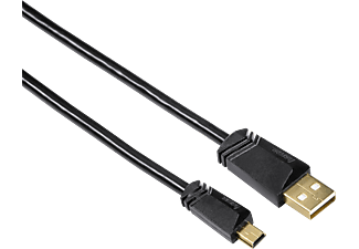 HAMA 125207 CABLE USB2 A/M-B 0.75M - Kabel, 0.75 m, 480 Mbit/s, Schwarz