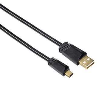 HAMA Câble mini USB-2.0 125207, 0.75 m - Câble, 0.75 m, 480 Mbit/s, Noir