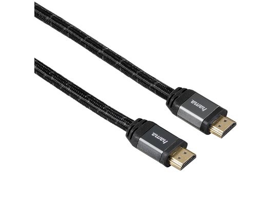 HAMA Câble HDMI High Speed, connecteur coudé, 1.8 m - câble HDMI., 1.8 m, 18 Gbps, Noir