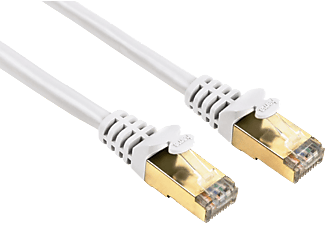HAMA 125264 CABLE LAN STP CAT5E - Netzwerk-Kabel, 1.5 m, Cat-5e, Weiss