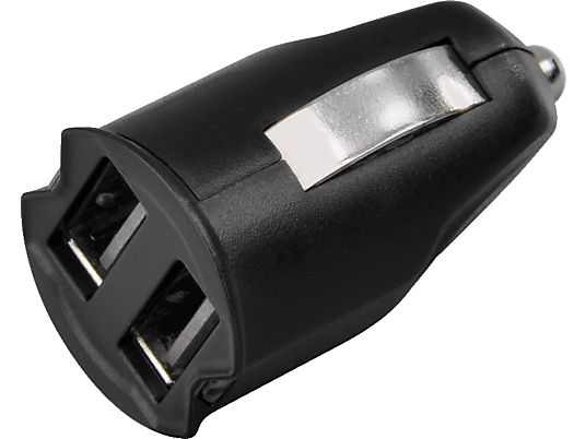 HAMA Caricabatteria per auto USB - Caricatore da auto (Nero)