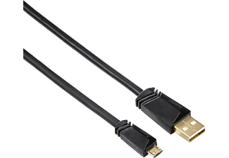 HAMA hama Cavo Micro-USB-2.0, 3 m - Cavo, 3 m, 480 Mbit/s, Nero