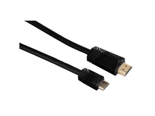 HAMA Câble mini-HDMI High Speed, 1.5 m - Mini câble HDMI., 1.5 m, 18 Gbps, Noir