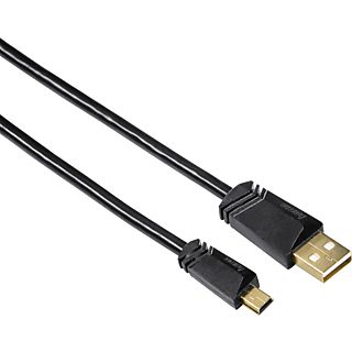 HAMA Cavo Mini-USB-2.0 125208, 1.8 m - Cavo, 1.8 m, 480 Mbit/s, Nero