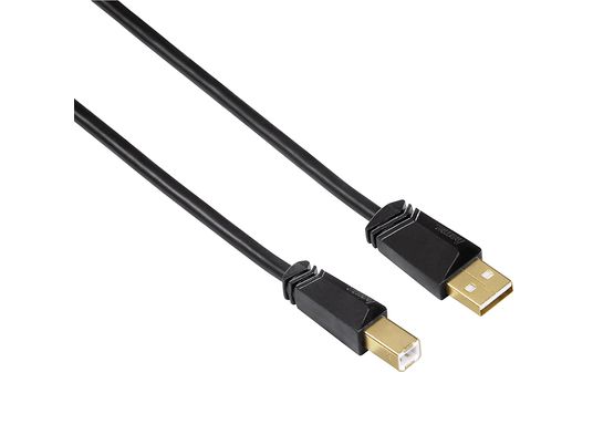 HAMA Cavo USB 2 A-B 125204, 1.8 m - Cavi A-B, 1.8 m, 480 Mbit/s, Nero
