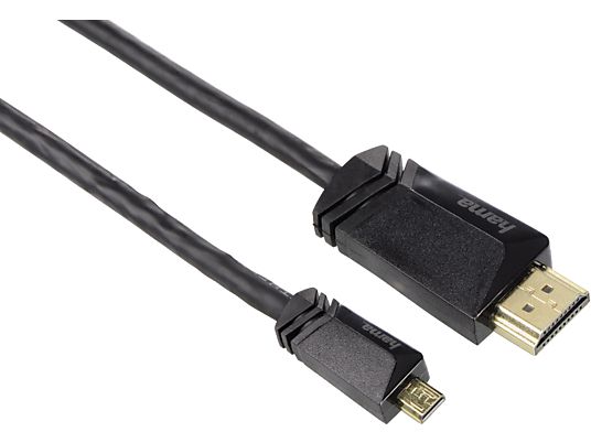 HAMA Cavo High Speed Micro-HDMI, 1.5 m - Cavo HDMI, 1.5 m, 18 Gbps, Nero