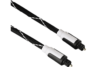 HAMA hama Cavo fibra ottico audio - Presa ODT (Toslink) - 1.5 m - Nero/Bianco - Cavo ottico (Nero/bianco)