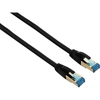 HAMA 125250 CABLE LAN PIMF CAT6 - Netzwerk-Kabel, 1.5 m, Cat-6, Schwarz
