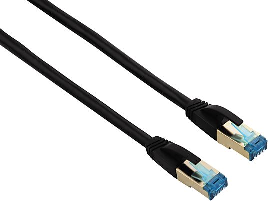 HAMA 125250 CABLE LAN PIMF CAT6 - Netzwerk-Kabel, 1.5 m, Cat-6, Schwarz