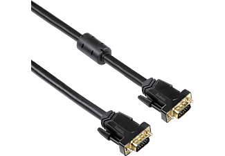 HAMA 125290 CABLE VGA M/M 5.0M - VGA-Kabel, 5 m, Schwarz