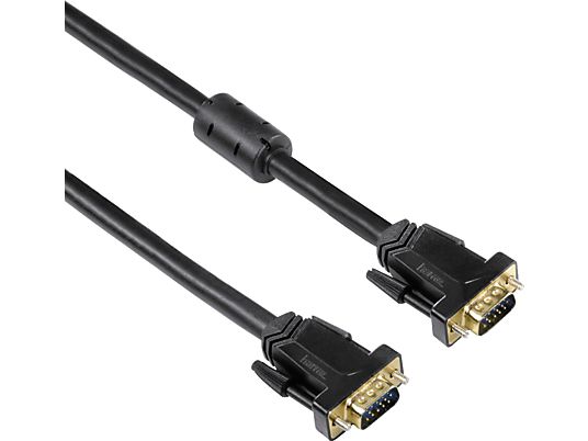 HAMA Câble VGA, 5 m - Câble VGA, 5 m, Noir