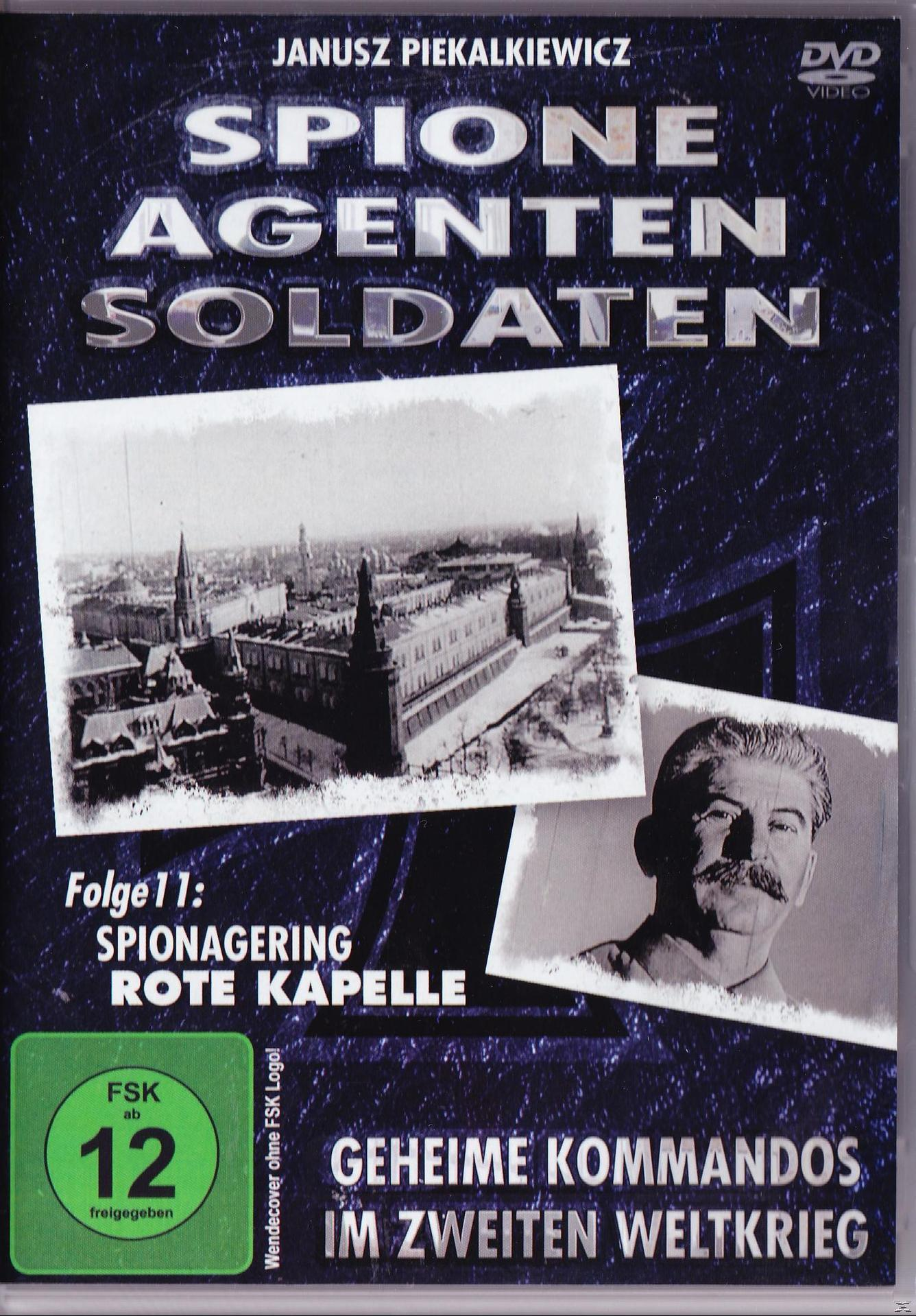 SPIONE AGENTEN 11-SPIONAGERING KAPE ROTE SOLDATEN DVD