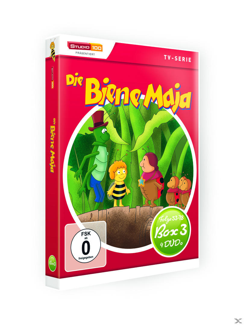 DVD-Box-Set von "Die Biene Maja" mit Cartoon-Figuren auf dem Cover.