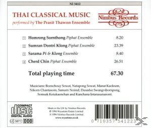 The Prasit Thawon Ensemble - Thai Classical Music  - (CD)