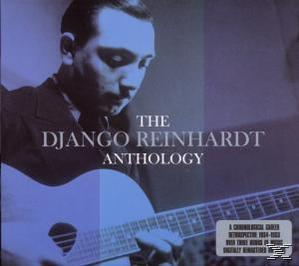 Album borító Django Reinhardt gitározásával, szöveg: The Django Reinhardt Anthology.