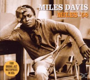 Miles Davis 'Miles '58' album borító. Davis a kezére hajtja a fejét.