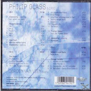 CD-Cover mit Titelliste und Text auf blauem Hintergrund.