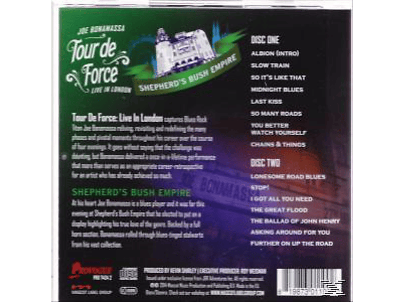 Thumbnail - Joe Bonamassa - Tour De Force-Shepherd's Bush Empire (CD)