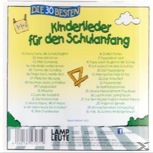 CD-Cover mit Titelliste und einer Zeichnung eines Schulgegenstands auf gelbem Hintergrund.