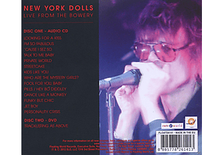 New York Dolls - Live From The Bowery 2011  - (CD + DVD Video)
