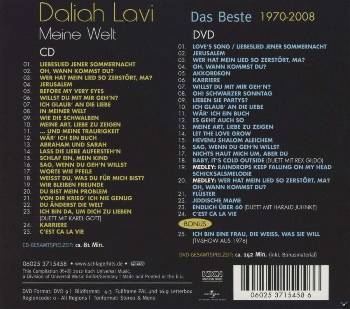 Albumcover mit einer Liste von Liedern und Text auf Deutsch.