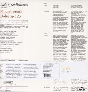 Schreier/Masur/GOL/+ - Missa Solemnis D-Dur Op.123  - (Vinyl)