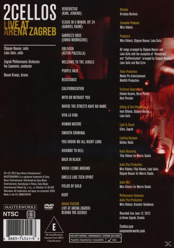 2Cellos - Live At Arena Zagreb (DVD)
