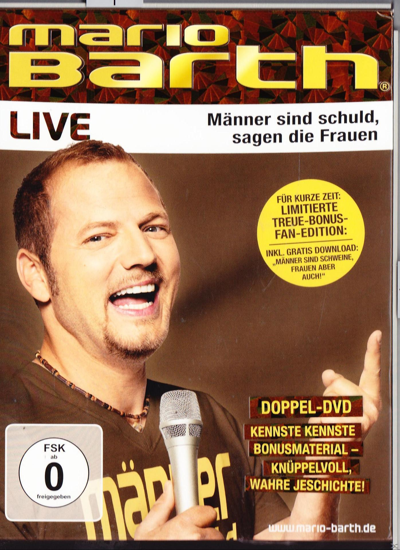 Mario Barth - Männer sind schuld, sagen die Frauen DVD