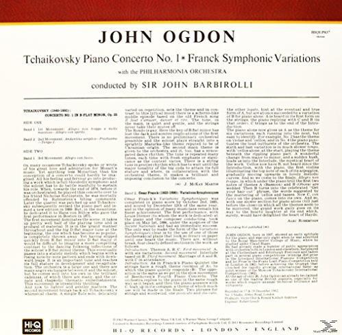 - The - Orchestra Klavierkonzert Philharmonia 1 John Ogdon, (Vinyl)