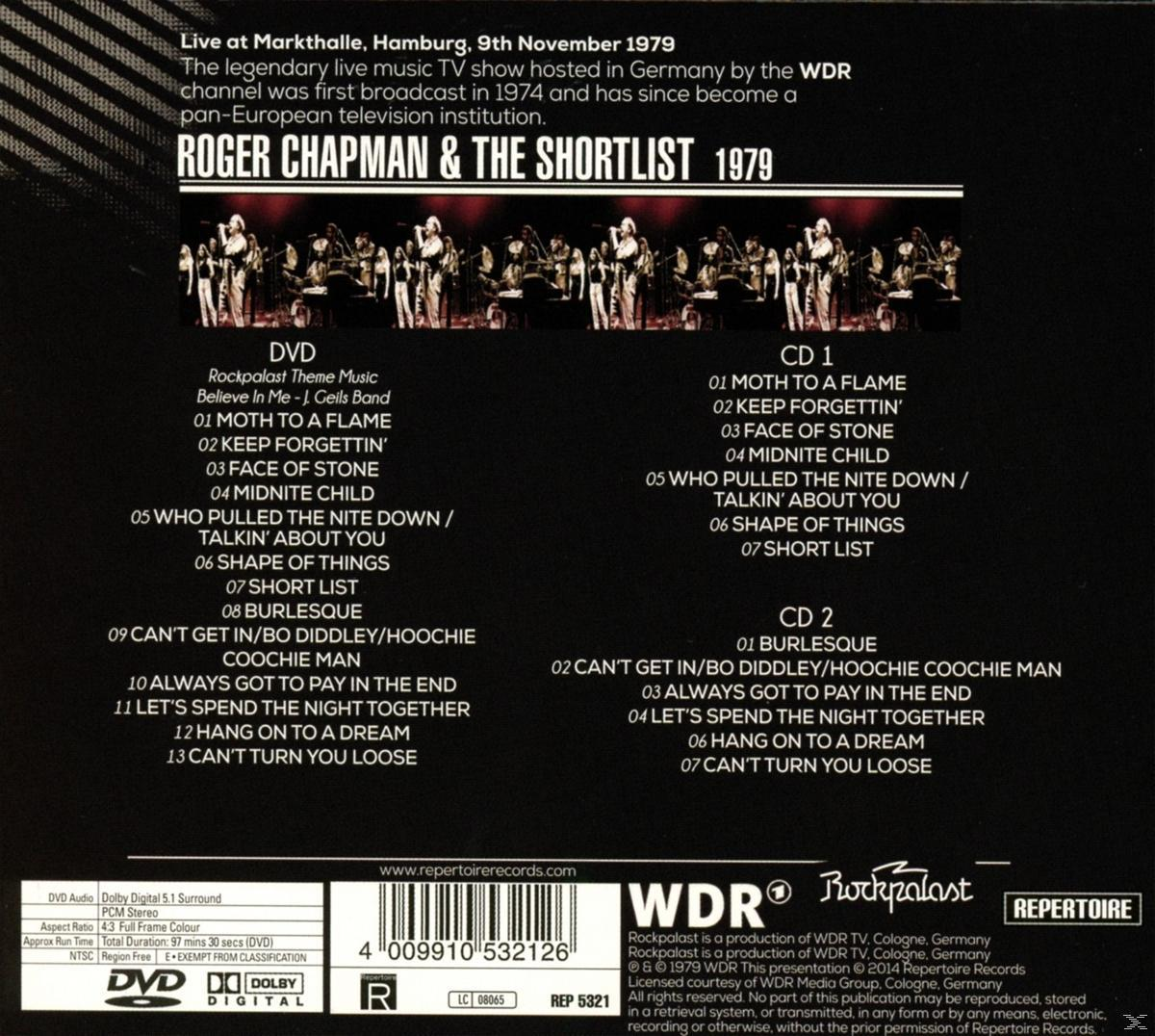 Roger Chapman & The Shortlist - Live At Rockpalast (Markhalle Hamburg, 1979)  - (CD + DVD Audio)