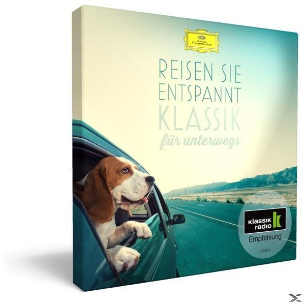 CD-Cover: Hund im Autofenster, Text auf Deutsch. Hintergrund ist eine Autobahn.