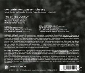 Little Consort - Contentement passe Richesse  - (CD)