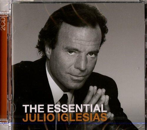 CD-Cover: The Essential Julio Iglesias. Mann im Anzug, blickt den Betrachter an.