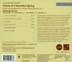 The Edinburgh Quartet - Visions Of A November Spring  - (CD)
