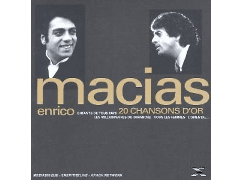 Enrico Macias - - D\'or (CD) 20 Chansons
